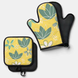 Oven Mitt and Pot Holder set 鍋つかみ&鍋敷きセット