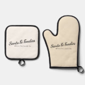 Oven Mitt and Pot Holder Set 鍋つかみ&鍋敷きセット (正面)