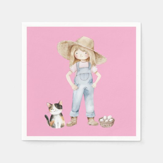 Oven Mitt and Pot Holders スタンダードカクテルナプキン (正面)