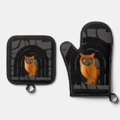 Oven Mitt and Pot Holders 鍋つかみ&鍋敷きセット (正面)