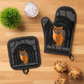 Oven Mitt and Pot Holders 鍋つかみ&鍋敷きセット (トップダウン)