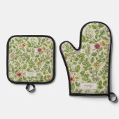 Oven Mitt and Pot Holders 鍋つかみ&鍋敷きセット (正面)