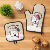 Oven Mitt and Pot Holders 鍋つかみ&鍋敷きセット (トップダウン)