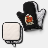 Oven Mitt and Pot Holders 鍋つかみ&鍋敷きセット (正面/裏面)