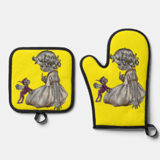 Oven Mitt and Pot Holders 鍋つかみ&鍋敷きセット