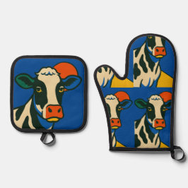 Oven Mitt and Pot Holders 鍋つかみ&鍋敷きセット