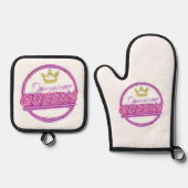 Oven Mitt and Pot Holders 鍋つかみ&鍋敷きセット (正面)