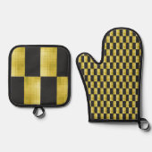 Oven Mitt and Pot Holders 鍋つかみ&鍋敷きセット (正面)