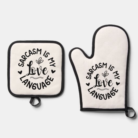 Oven Mitt and Pot Holders 鍋つかみ&鍋敷きセット (正面)