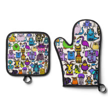 Oven Mitt and Pot Holders