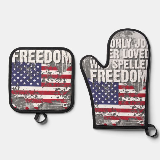 Oven Mitt and Pot Holders 鍋つかみ&鍋敷きセット (正面)