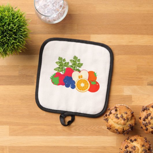 Oven Mitt and Pot Holders 鍋敷き (トップダウン)