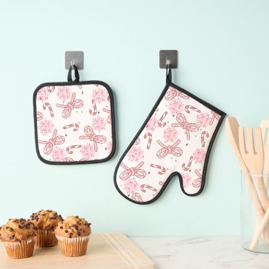 Oven Mitt and Pot Holders Set 鍋つかみ&鍋敷きセット (インサイチュ (吊り下げ))