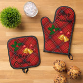 Oven Mitt and Pot Holders Set 鍋つかみ&鍋敷きセット (トップダウン)