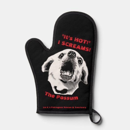 Oven Mitt featuring The Possum 鍋つかみ (正面)