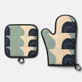 Oven Mitts 鍋つかみ&鍋敷きセット (正面)