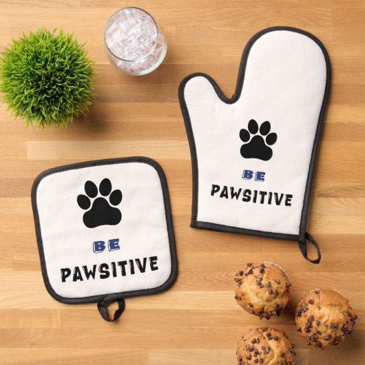 Oven Mitts & Pot Holders Set 鍋つかみ&鍋敷きセット (トップダウン)