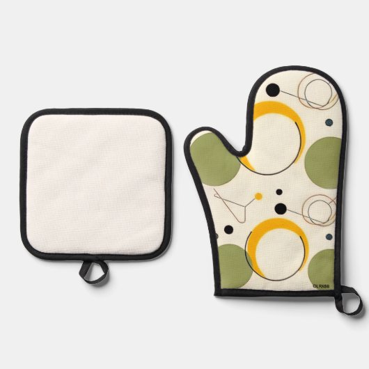 Oven Mitts & Pot Holders Set 鍋つかみ&鍋敷きセット (正面)