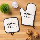Oven Mitts & Pot Holders Set 鍋つかみ&鍋敷きセット (トップダウン)