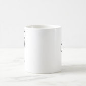 Over Fear Cross Breast Cancer認識度 コーヒーマグカップ (中央)