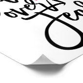 Over Fear Cross Breast Cancer認識度 ポスター (角)