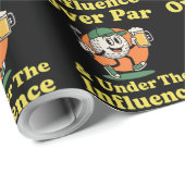 Over Par and Under The Influence Golf Drinking  ラッピングペーパー (ロールコーナー)
