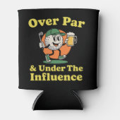 Over Par and Under The Influence Golf Drinking 缶クーラー (正面)