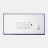 Over Promise Under Deliver Large Typographic  デスクマット (キーボード&マウス)