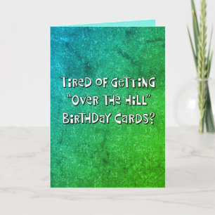 「Over the Hill」 55誕生日カード カード