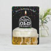 Over the Hill Birthday Partyの招待状 招待状 (スタンド正面)