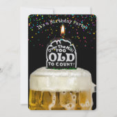 Over the Hill Birthday Partyの招待状 招待状 (正面)