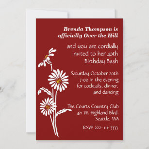 英語招待状 案内状 インビテーションデザイン Zazzle Co Jp