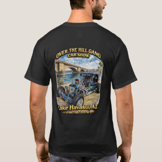 Over The Hill Gang Car Club Lake Havasu AZ Hot Rod Tシャツ