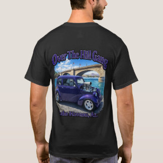 Over The Hill Gang Car Club Lake Havasu AZ Hot Rod Tシャツ