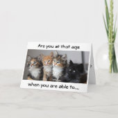 OVER THE HILL *MEMORY HUMORES*誕生日カード カード (正面)