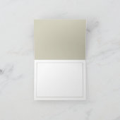 Over the Kauai rainbow サンキューカード (内部)