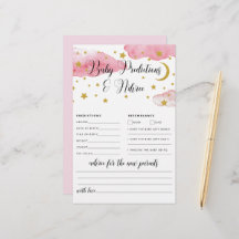 Over the Moonベビーアドバイスと予測カード