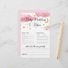 Over the Moonベビーアドバイスと予測カード