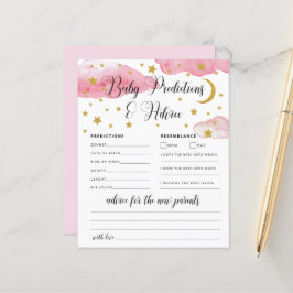 Over the Moonベビーアドバイスと予測カード