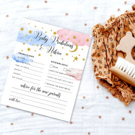 Over the Moonベビーアドバイスと予測カード