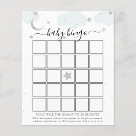 Over the Moonベビービンゴゲームカード