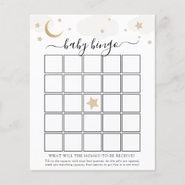 Over the Moonベビービンゴゲームカード