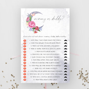 Over the Moon – ママまたはパパの赤ちゃんシャワーゲーム