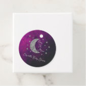 Over The Moon Baby Shower フェイバータグ (インサイチュ)