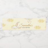 Over the Moon Baby Shower  ペットボトルラベル (シングルラベル)