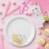 Over the Moon Baby Shower Paper Plates ペーパープレート (パーティー)