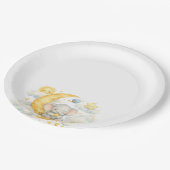 Over the Moon Baby Shower Paper Plates ペーパープレート (アングル)