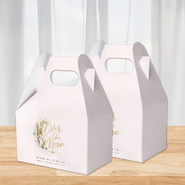 Over the Moon Boho金ゴールドダスト&クラウドフェイスボックス フェイバーボックス