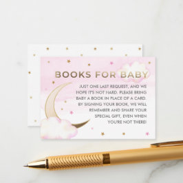 Over the Moon Book Request Insert Card エンクロージャーカード