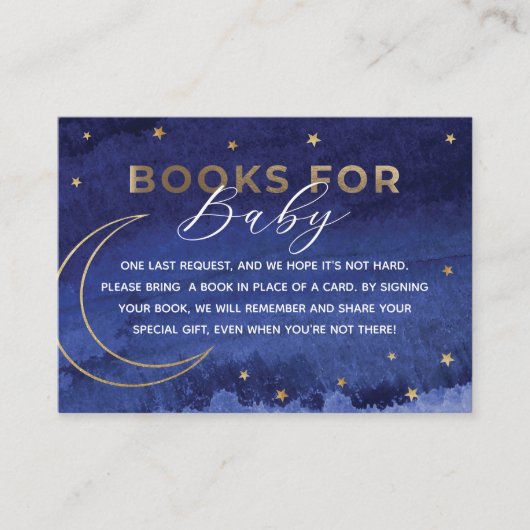 Over the Moon Book Request Insert Card エンクロージャーカード (正面)